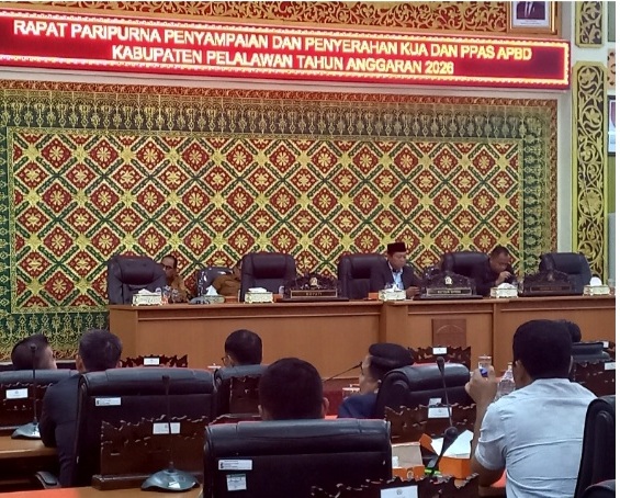 KUA PPAS Disampaikan, APBD 2026 Kabupaten Pelalawan Sebesar Rp. 1,65 T