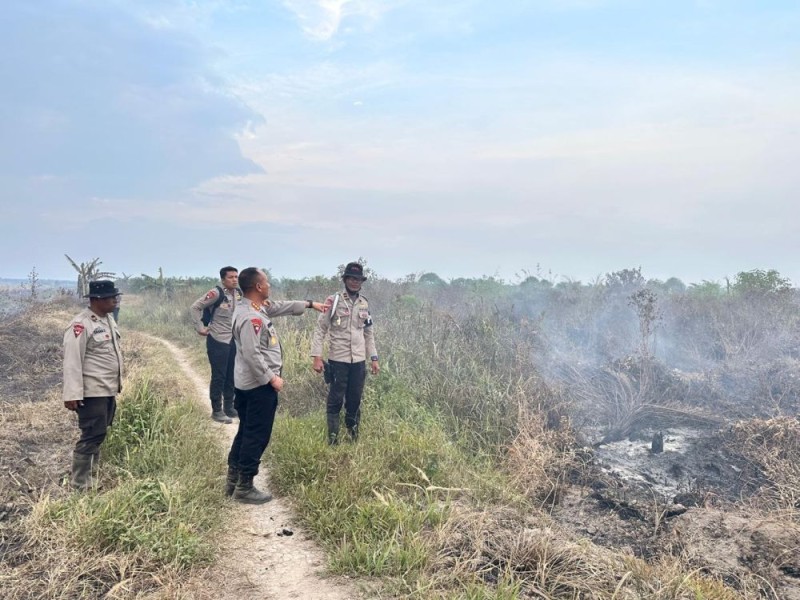 Tiga Pekan Bertarung Padamkan Karhutla, Ipda Donald Anggota Brimob Polda Riau Meninggal
