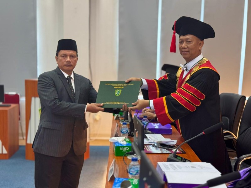 Yusril Sabri Raih Gelar Doktor Usai Teliti Kepastian Hukum Perjanjian BOT