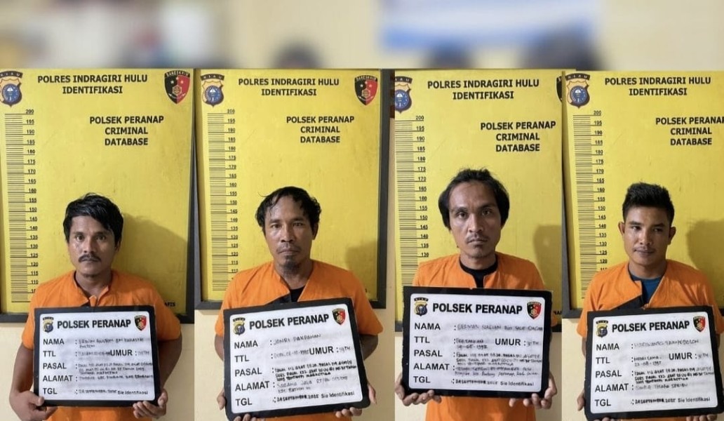 Tujuh Pelaku Narkoba Diringkus Dalam Sehari di Inhu
