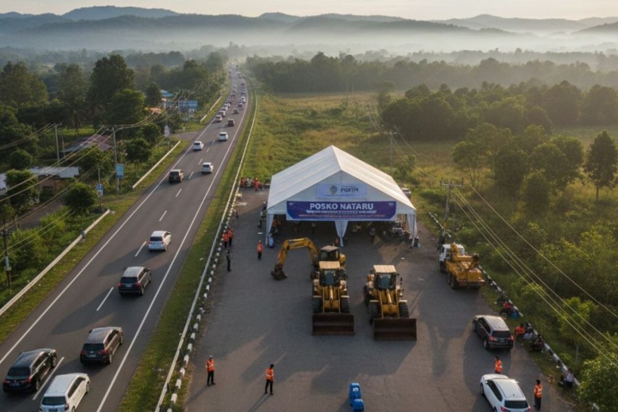 12 Posko Natal dan Tahun Baru Disiagakan di Jalan Lintas Riau