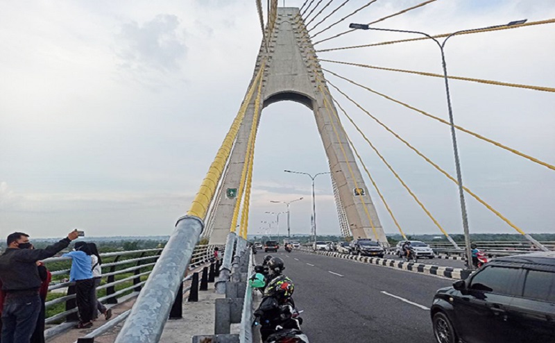 Warga Rumbai Siap-siap Terjebak Macet, Akses Jembatan Siak Diganti Jalur Dua Arah