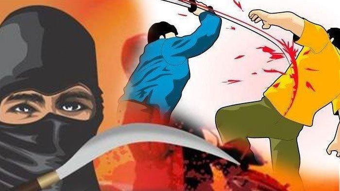 Ngamuk Karena Dilaporkan Ke Istrinya, Pria di Batang Gansal Tebas Wajah Korban