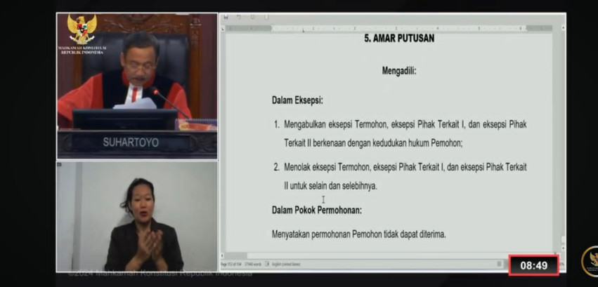 MK Tolak Gugatan Sugianto, Afni-Syamsurizal Sah Menang Pilkada Siak