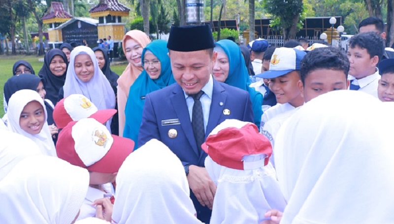 Putus Rantai Anak Putus Sekolah, Disdik Pekanbaru Validasi Lapangan Bantuan Perlengkapan Gratis