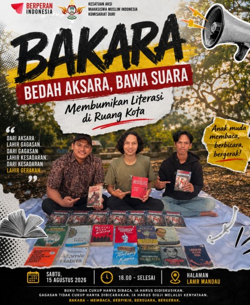 Bakara Hadirkan Literasi di Ruang Publik, Anak Muda Didorong Ubah Gagasan Menjadi Gerakan