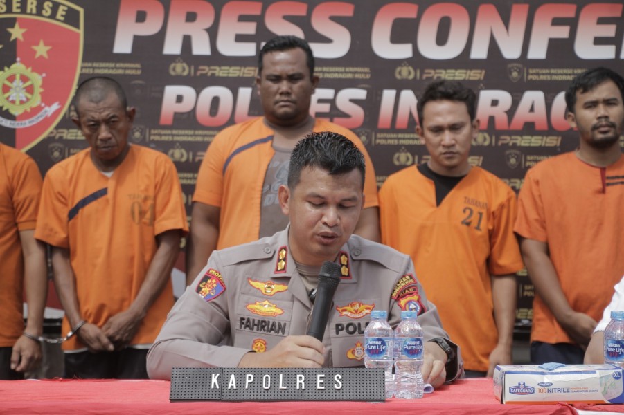 Polres Inhu Ungkap Sindikat Curanmor Hingga Pemalsu STNK, Dua Didor, 1 Masih Dibawah Umur