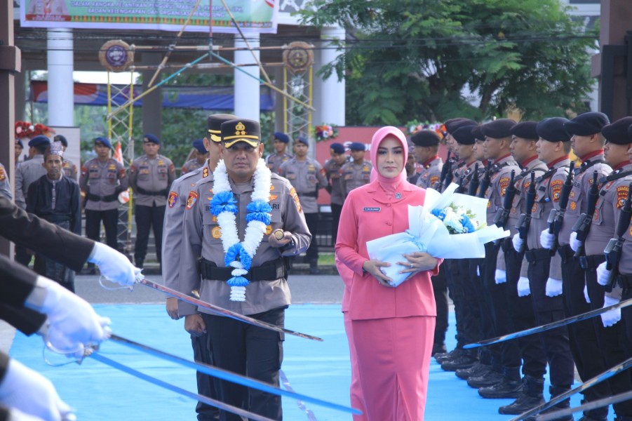 Jadi Kapolres Inhu Ke-48, AKBP Eka Ariandy Disambut Dengan Serangkaian Acara