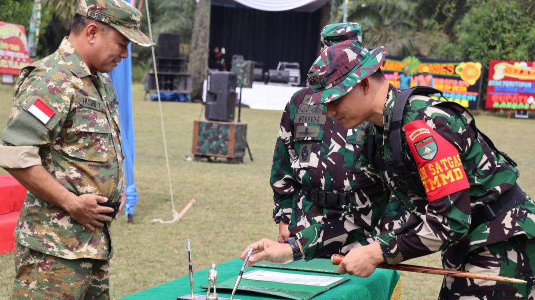 Tutup TMMD Ke-129 Kodim 0313/KPR, Kasdam XIX / TT  Berikan Apresiasi