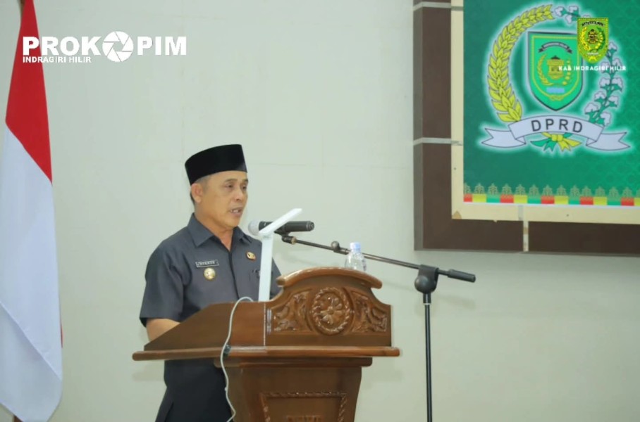 Bupati Inhil Hadiri Rapat Paripurna ke-18 Masa Persidangan III Tahun 2025