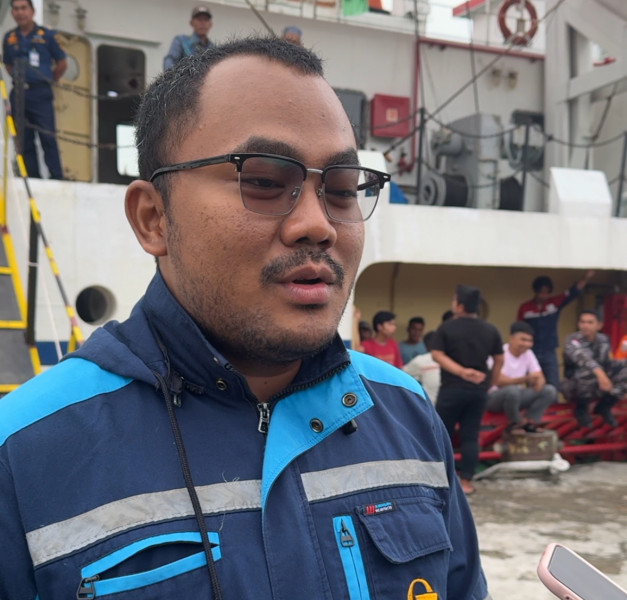 Dukung Konektivitas Laut, Kapten KM Sabuk Nusantara 110 Apresiasi Kadin Inhil