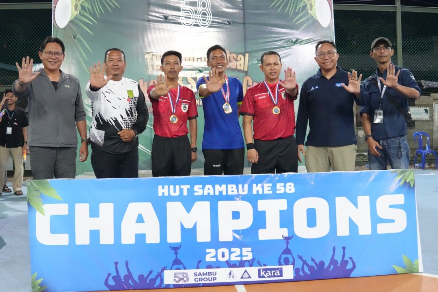 Rangkaian HUT ke-58, Sambu Group Kembali Gelar Turnamen Futsal