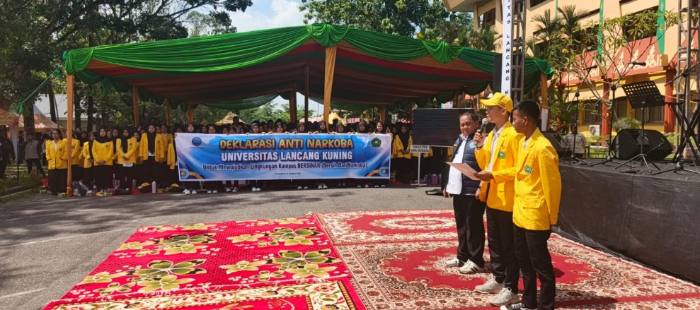 2.900 Mahasiswa Unilak Deklarasikan Anti Narkoba Bersama BNN Pekanbaru