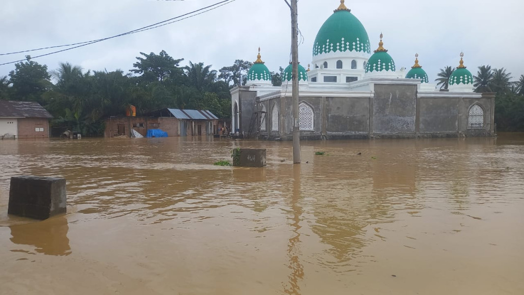 Banjir Melanda Kampar: 985 Rumah Terendam, Desa Kuntu Terparah