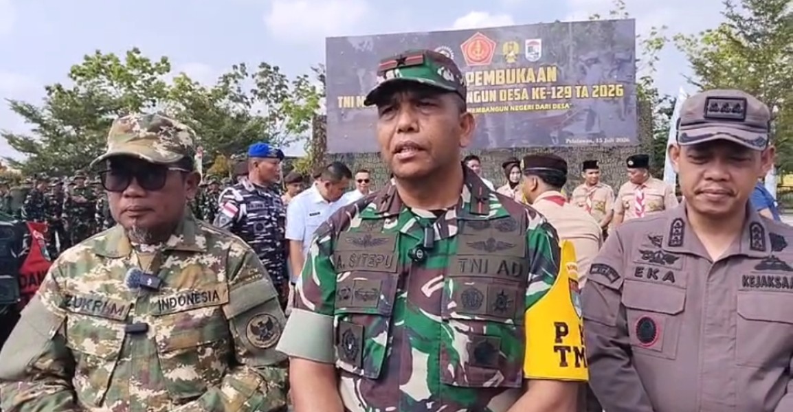 Kodim 0313/KPR Laksanakan Apel Pembukaan TMMD ke-129 TA 2026 di Kabupaten Pelalawan