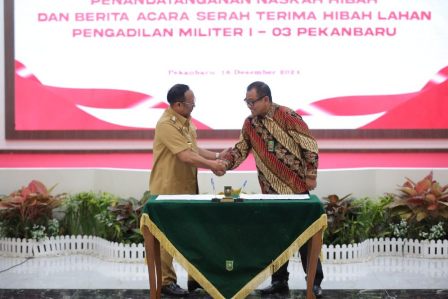 Pemprov Riau Hibahkan Lahan untuk Pembangunan Pengadilan Militer, Ini Lokasinya