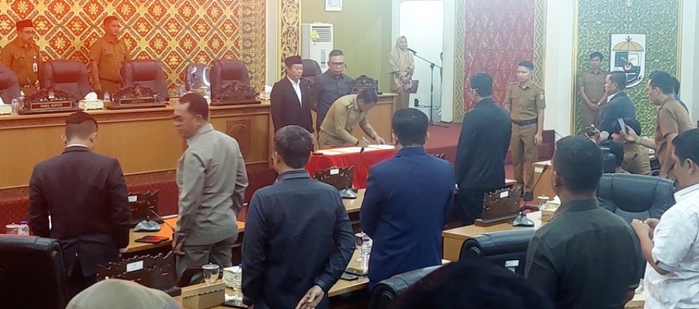DPRD Pelalawan Gelar Paripurna Bentuk Pansus 3 Ranperda