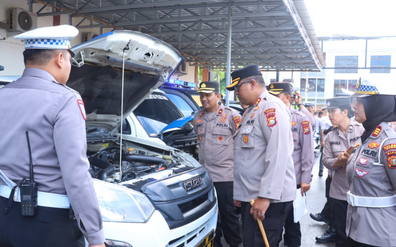 AKBP Hardi Tekankan Agar Kendaraan Dinas Polres Dumai Tidak Disalahgunakan