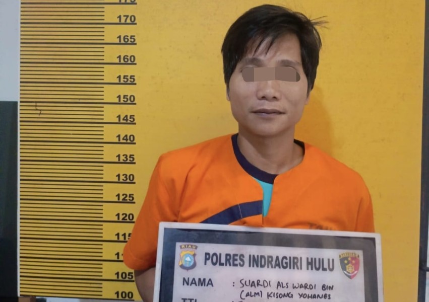 Nekat Bakar Lahan untuk Kebun, Warga  Batang Gansal Inhu Diciduk Polisi