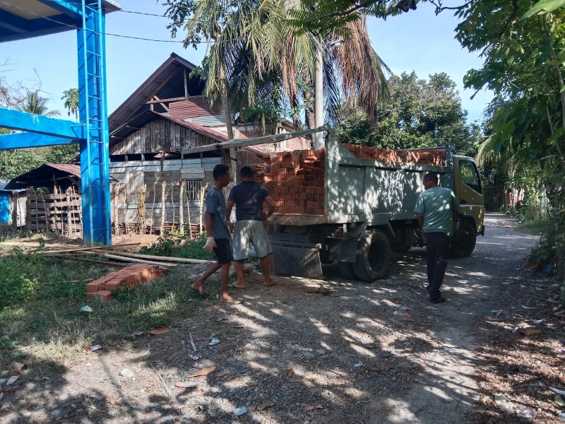 Pasokan Material Tak Terputus, TMMD Ke-129 Kodim 0102/Pidie Percepat Rehab 5 RTLH
