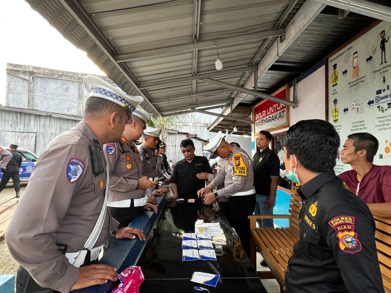 Supir Bus Antar Provinsi Kedapatan Bawa Sabu Saat Pengecekan Kesehatan di Inhu