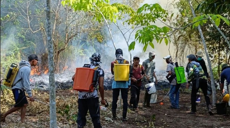 Bengkalis Masih Karhutla Kabut Asap Mulai Terjadi, Warga Cemas Rumah Terbakar