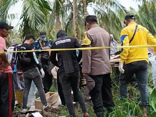 Penemuan Kerangka Manusia di Desa Sungai Asam Kecamatan Reteh
