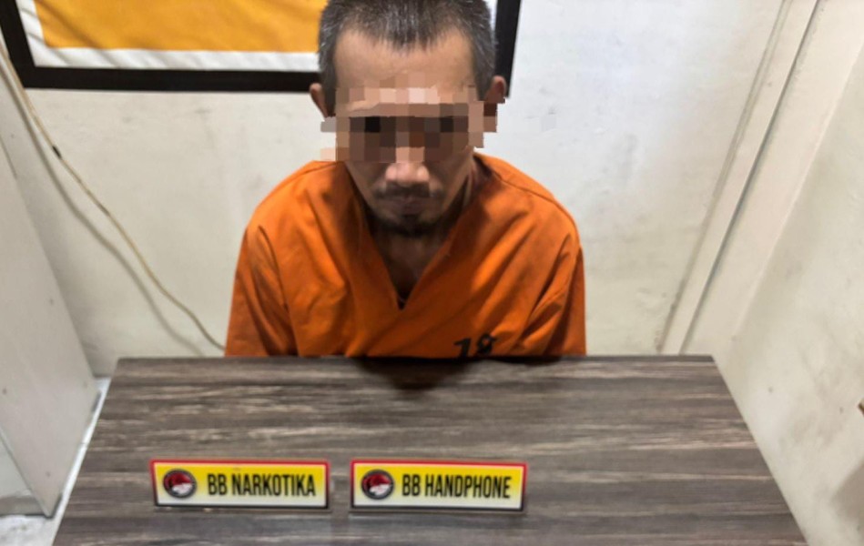 Polres Inhil Bekuk Pengedar Sabu di Tembilahan, Sita Barang Bukti dan Kendaraan