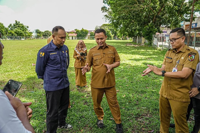 Atasi Krisis Lapangan, Wali Kota Pekanbaru Sulap Lapangan Belimbing Jadi Sport Center Modern