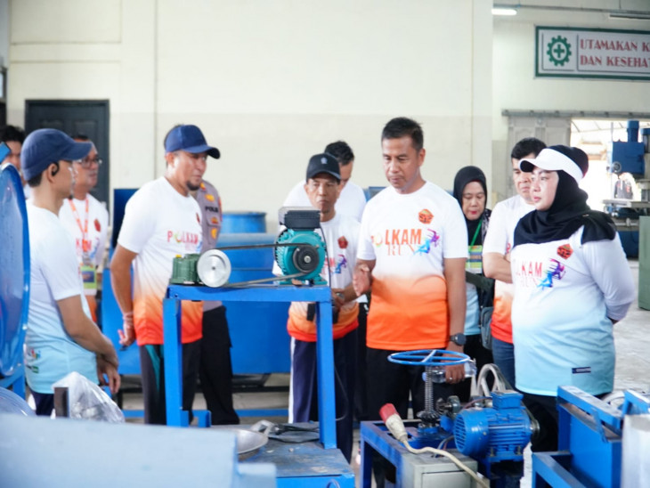 Bupati Ahmad Yuzar Tinjau Workshop Polkam dan Tekankan Hilirisasi Produk Sawit