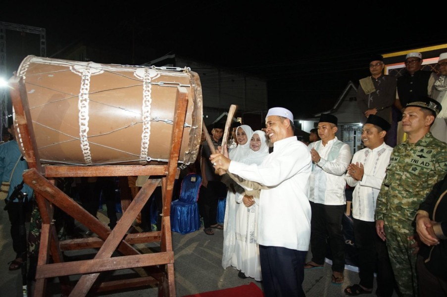 Gema Takbir Menggema di Keritang, Bupati Herman Ajak Masyarakat Perkuat Kebersamaan dan Syiar Islam