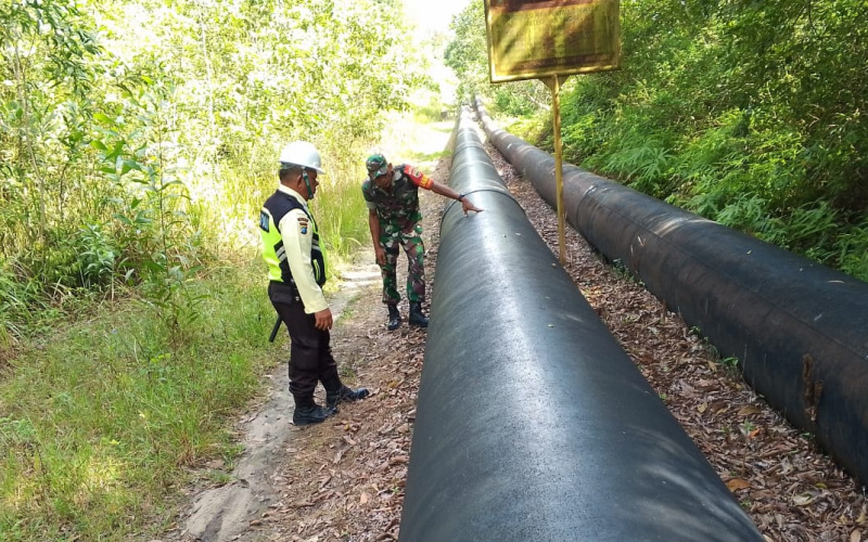 Koramil 01 Patroli, Jaga Keamanan Terhadap Aset Vital Negara