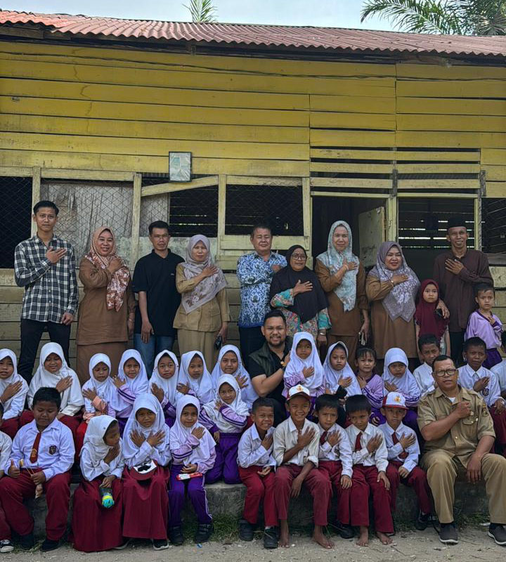 Kunjungi SDN 020 Pangkalan Baru yang Viral, Raja Ferza Desak Dinas Terkait Bergerak Cepat