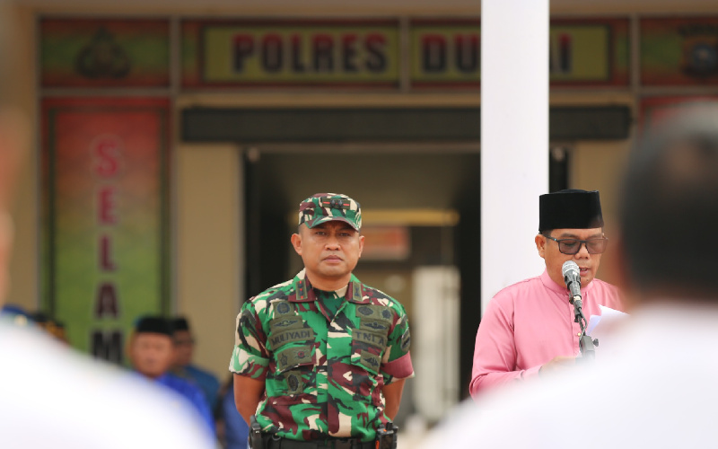 Pgs Dandim 0320 Dumai Ikuti Apel Gelar Pasukan