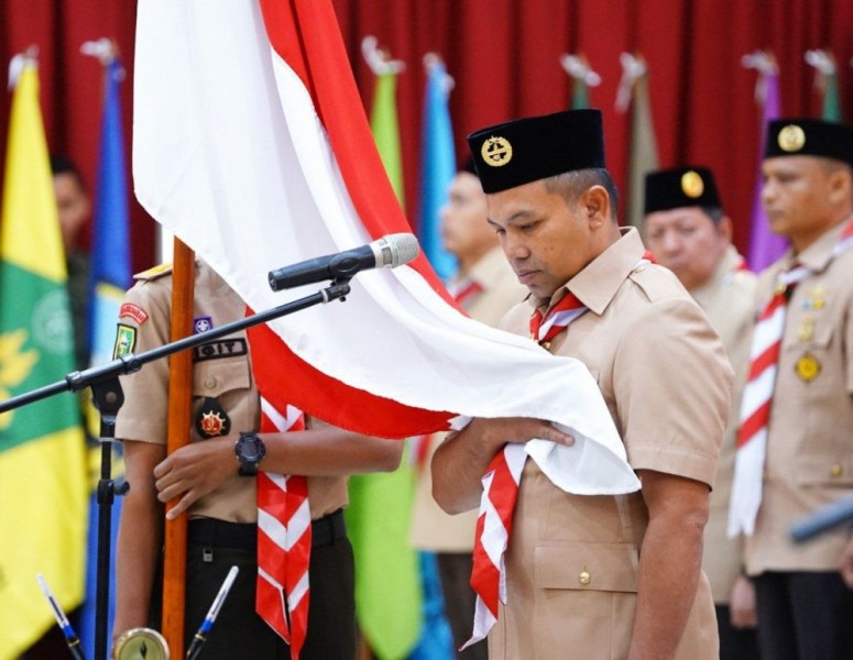Gubernur Abdul Wahid Harap Pramuka Jadi Guru Kehidupan dan Pelindung Alam