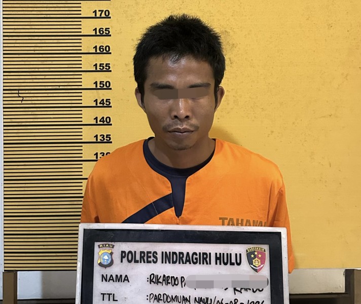 Polres Inhu Bergerak Cepat Amankan Pelaku Pembakar Lahan