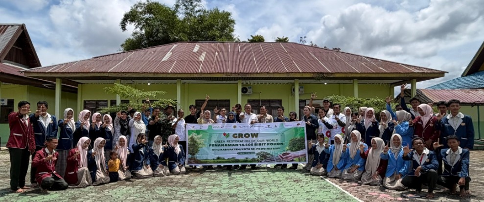 SKK Migas dan EMP Group Tanam Ribuan Pohon di Wilayah Hulu Migas Riau