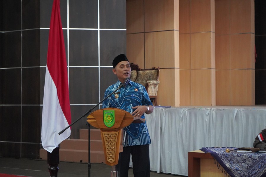 Bupati Inhil Pimpin Rakor Ketahanan Pangan Tahun 2025