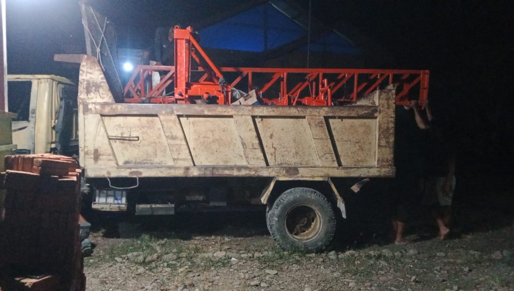 Satgas TMMD ke-129 Kodim 0102/Pidie Langsir Mesin Sumur Bor, Percepat Penyediaan Air Bersih Warga