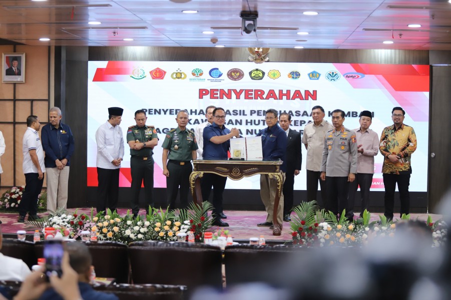Satgas PKH Telah Menguasai Kembali Lahan Seluas 2 Juta Hektar