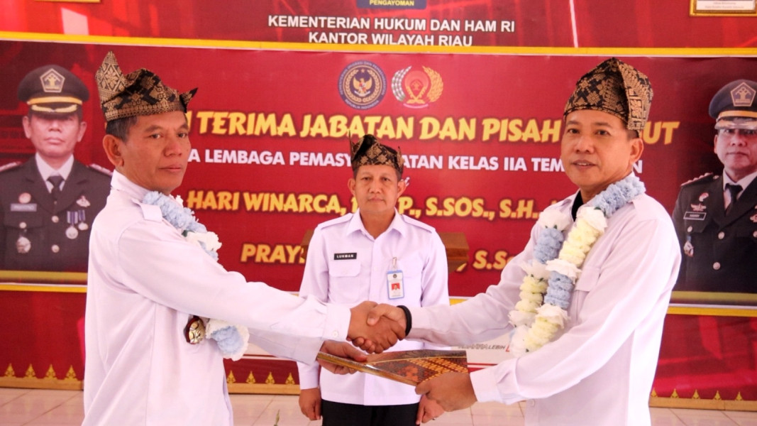 Sertijab Lapas Tembilahan: Hari Winarca Resmi Digantikan Prayitno
