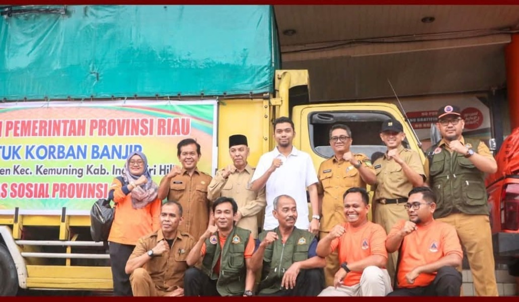 Komisi IV DPRD Riau Kawal Pendistribusian Bantuan Banjir di Kemuning Inhil