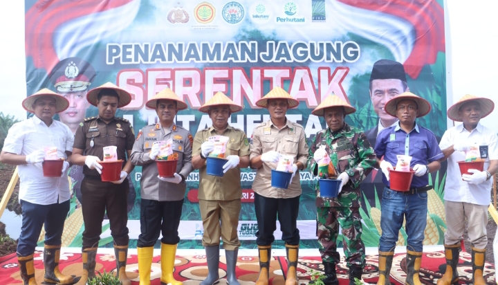 Polres Inhil Laksanakan Asta Cipta Dukung Swasembada Pangan