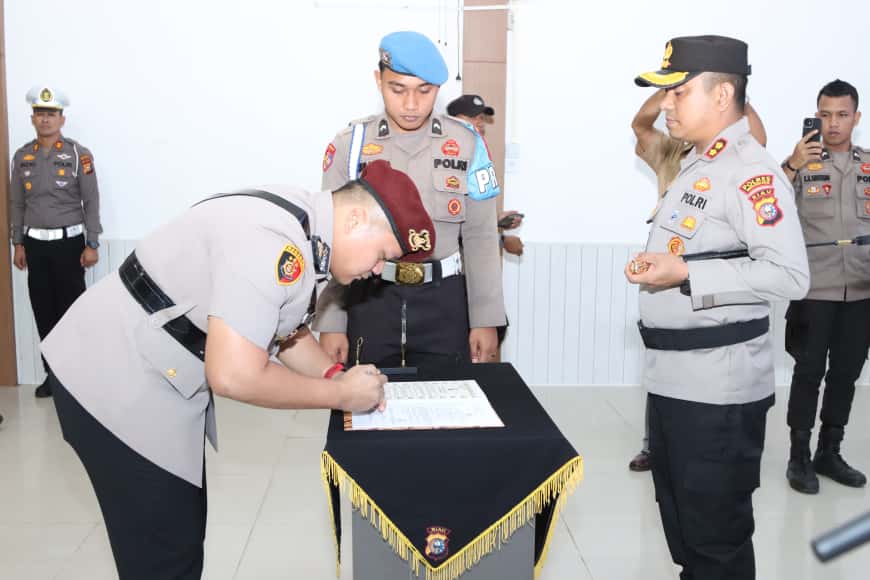 Berlangsung Khidmat, Upacara Sertijab Kasatresnarkoba Polres Inhil