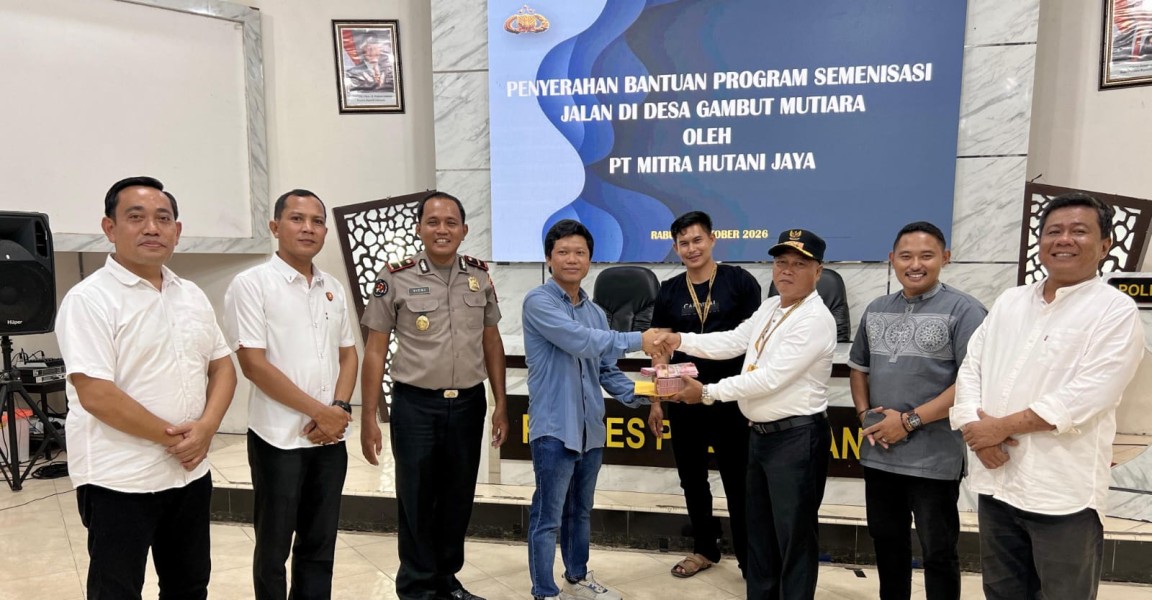 Salurkan CSR, PT MHJ Diapresiasi Warga Desa Gambut Mutiara