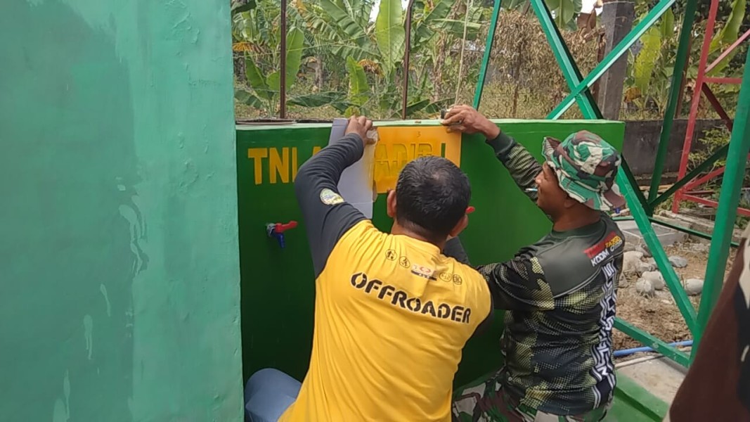 Satgas TMMD ke-129 Kodim 0102/Pidie Tuntaskan Pembangunan Tempat Wudhu, Kini Siap Dimanfaatkan Santri dan Jamaah