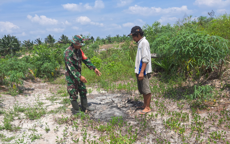 Serda Andri Widodo Edukasi Warga Terkait Karhutla