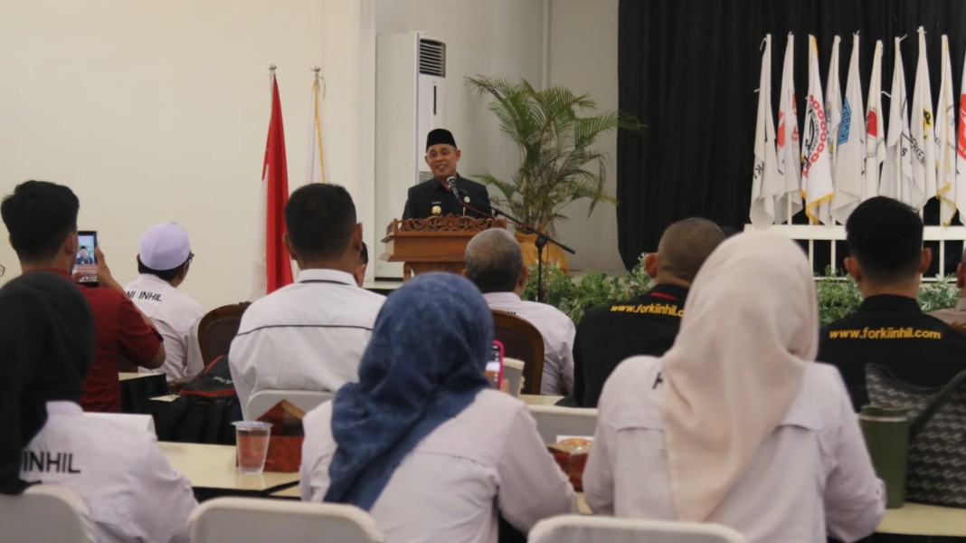 Herman Dorong KONI Inhil Susun Program Terukur untuk Peningkatan Prestasi Atlet