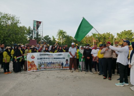 Ribuan Peserta Ikuti Jalan Santai PD Muhammadiyah Pekanbaru dan Penggalangan Dana untuk Palestina