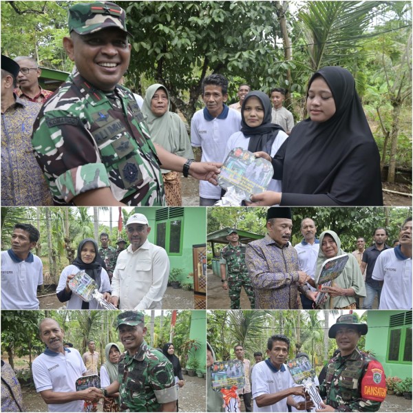 Lima Rumah Layak Huni Diserahkan Kunci, TMMD ke-129 Wujudkan Harapan Warga Pidie